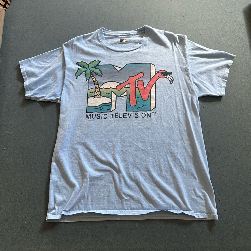 MTV Blue Tee (Men Size M)